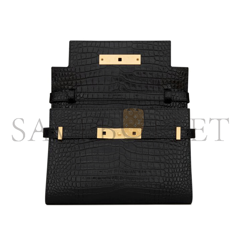 YSL MANHATTAN SMALL IN SHINY CROCODILE-EMBOSSED LEATHER 675626DND0W1000 (24*17.5*6cm) YSL MANHATTAN SMALL IN SHINY CROCODILE-EMBOSSED LEATHER 675626DND0W1000 (24*17.5*6cm)